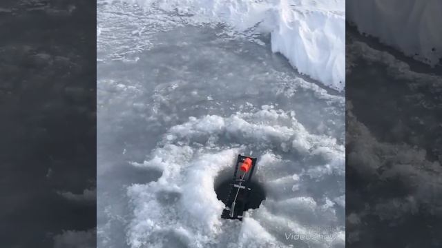 Ice fishing in Saskatchewan. First experience. Зимняя рыбалка в Канаде. смотреть онлайн