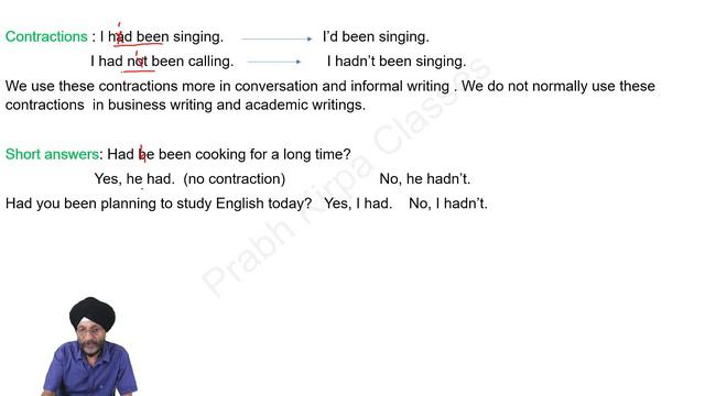 Past Perfect Continuous Tense смотреть онлайн