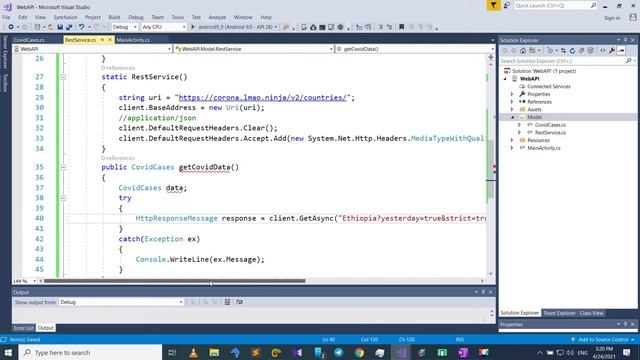 Xamarin Android Part 4 HTTP Client Web API смотреть онлайн