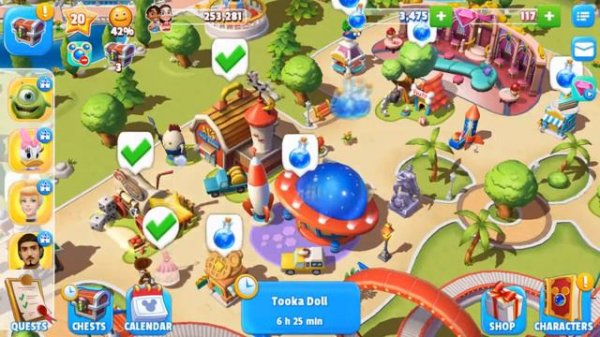 Disney Magic Kingdoms -  Build Your Own Magical Park, Level 21 iOS, Free Android Game | Gameloft
