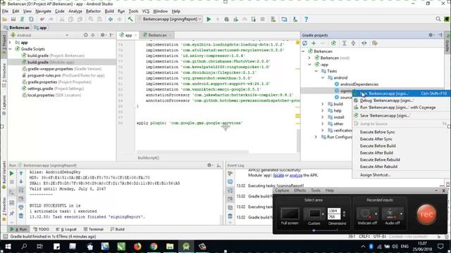 Create SHA 1 at Android Studio for Firebase смотреть онлайн