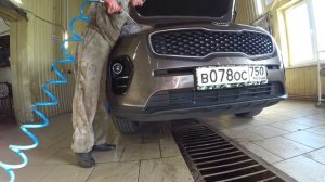 Замена антифриза спортейдж 4 с промывкой системы...