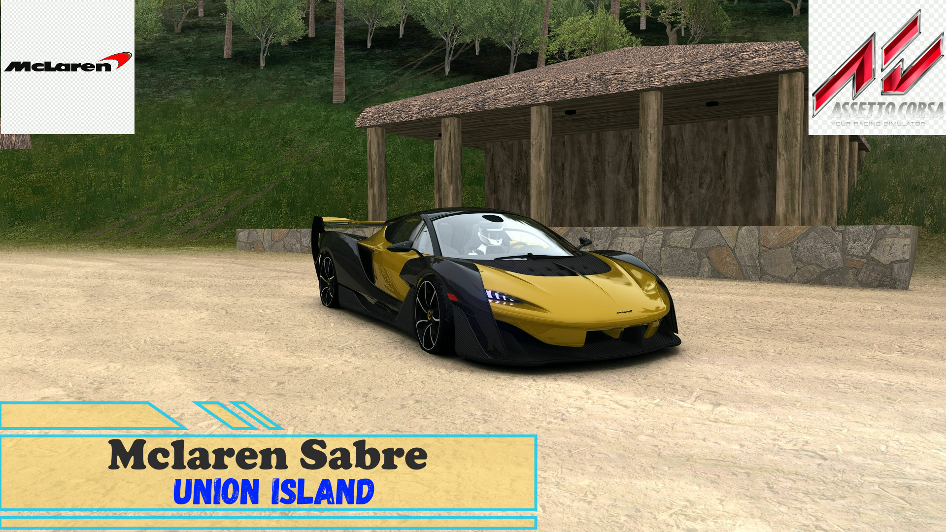 McLaren Sabre - Union Island | Assetto Corsa.mp4 смотреть онлайн