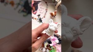 Мастер-Класс, авторский молд Французский бульдог.