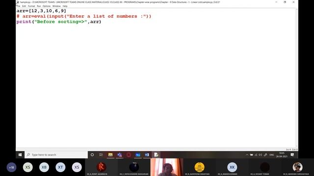 CLASS 12 | SELECTION SORT | DATA STRUCTURE | PYTHON | CS смотреть онлайн
