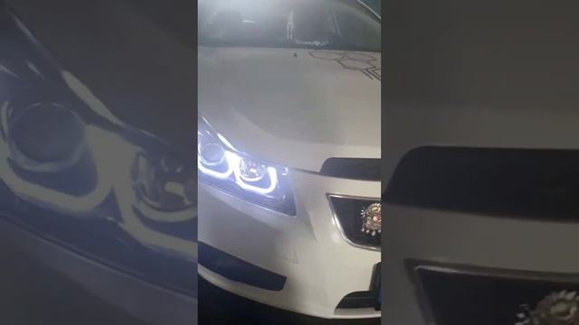 Chevrolet Cruze led far uygulaması . смотреть онлайн