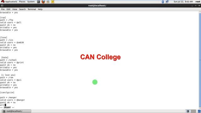 Samba server configuration (REDHAT LINUX) смотреть онлайн