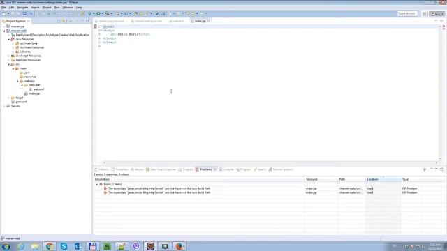 Урок-4 - Web-проект в Eclipse IDE при помощи Apache Maven смотреть онлайн