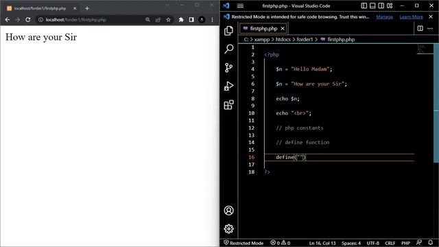 PHP CONSTANTS смотреть онлайн