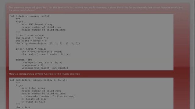 More idiomatic way to display images in a grid with numpy смотреть онлайн