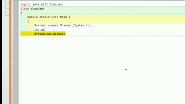 Abundant number program in Java смотреть онлайн