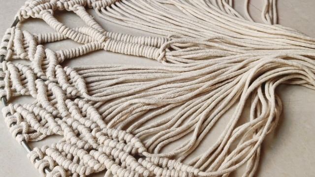 PART-1 Macrame - Tree Of Life Wall Hanging Tutorial смотреть онлайн