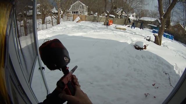 Shooting video/ review of Proton Valken Paintball gun смотреть онлайн