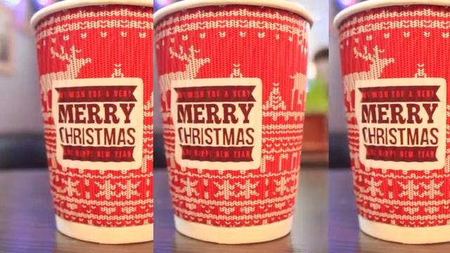 Бумажные Стаканы Для Кофе - Новогодний дизайн MY COFFEE смотреть онлайн