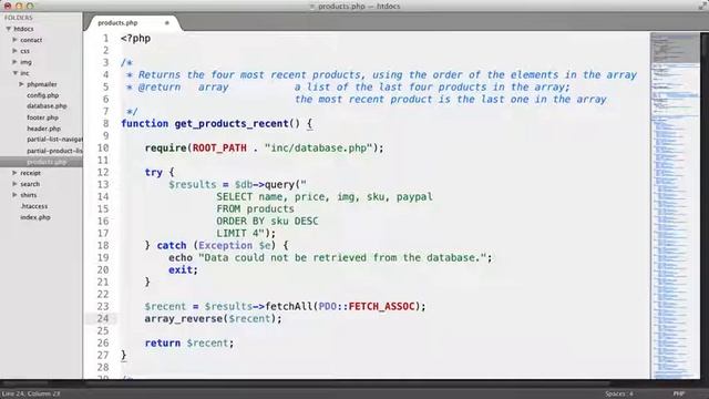Php#5.2 Reversing the Result Set смотреть онлайн