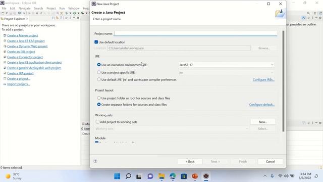 How to install Eclipse in Windows 11 ( with Hello World ) | Java Tutorial for Beginners смотреть онлайн
