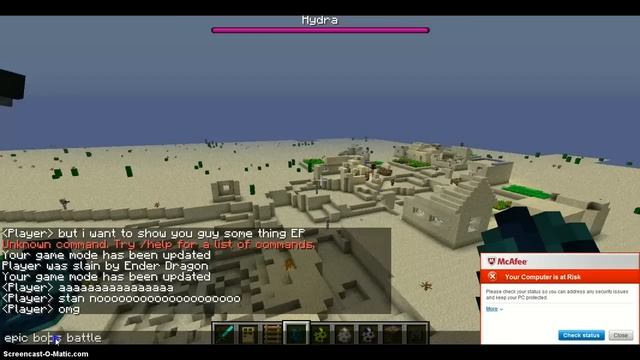 MineCraft Ender Dragon Vs Wither Vs More Bosses смотреть онлайн