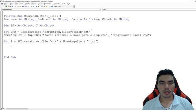 Gravar Dados do Formulario Excel em Arquivo TXT, como Enviar dados do Formulario p/ arquivo TXT VB смотреть онлайн