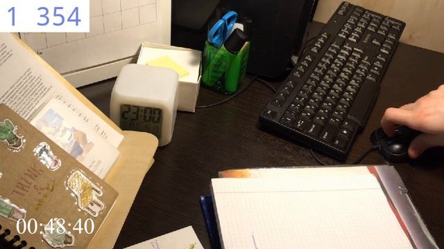 Study With Me For 1.5 HOUR Study SESSION // Учись со мной 1.5-часовая сессия