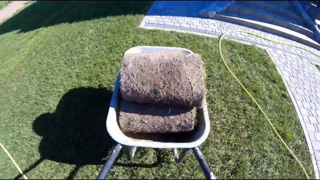 Укладка рулонного газона от первого лица смотреть онлайн