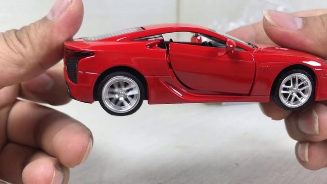 Model Cars Toy Lexus LFA Red 1:43