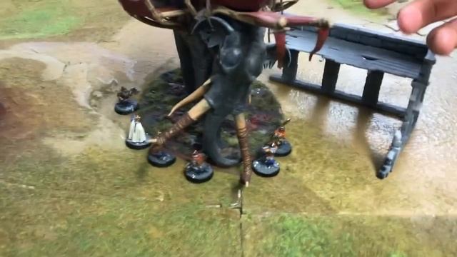 Dwarves Vs Mumak - Lord of the Rings - Middle Earth Strategy Battle Game Scenario смотреть онлайн