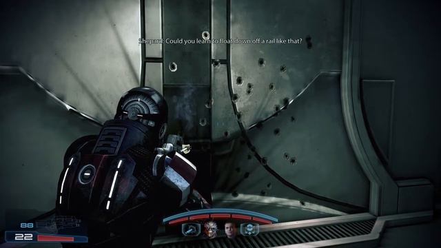 Mass Effect 3 LE - Ardat-Yakshi Monastery - Kaidan & Mshep about biotic float (non-biotic vs biotic смотреть онлайн