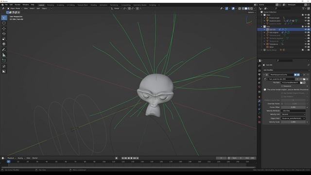 Blender-Quick'n Easy : OctoSuzanne "Matrix Sentinel like" with hair and geometry nodes смотреть онлайн