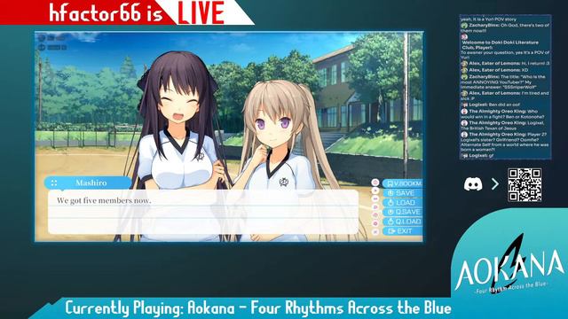 hfactor and Caleb Play: Aokana - Four Rhythms Across the Blue | Blind Playthrough! (Part 2) смотреть онлайн