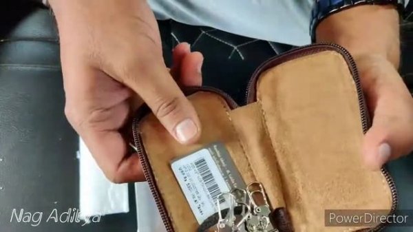 CAR KEY WALLET / LEATHER KEY HOLDER / KEY POUCH / Nag Aditya
