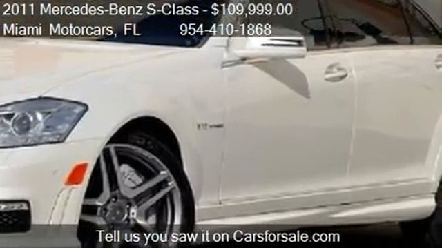 2011 Mercedes-Benz S-Class S65 Designo смотреть онлайн