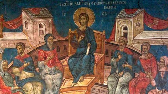 Преполовение, Вечерня, Песнопения