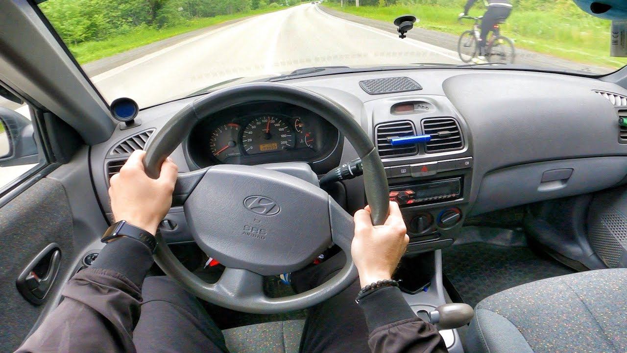 2008 Hyundai Accent 1.5 AT - ТЕСТ-ДРАЙВ ОТ ПЕРВОГО ЛИЦА смотреть онлайн