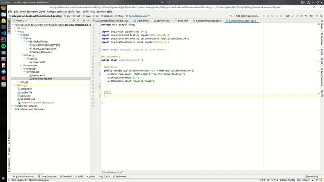 Introduction - Jakarta EE Integration Tests with MicroShed Testing смотреть онлайн