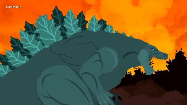 Godzilla Earth vs Zilla Jr | DinoMania - Godzilla Cartoons смотреть онлайн