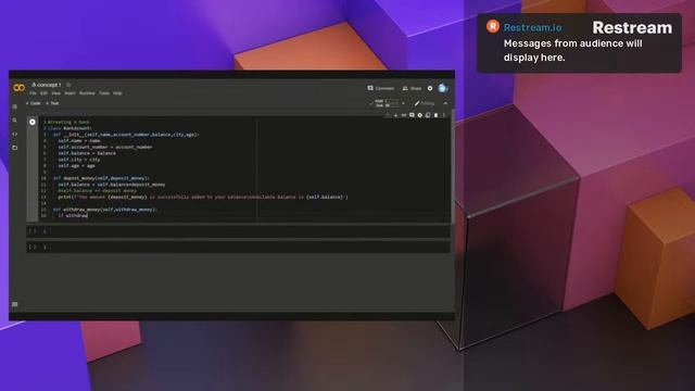 Create a ATM|Bank with python Class смотреть онлайн