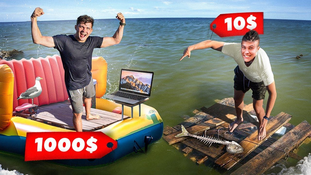 ПЛОТ за 10$ против ПЛОТ за 1000$. Какой лучше для выживания в море? смотреть онлайн