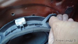 Снятие обшивки (динамика) Nissan Note