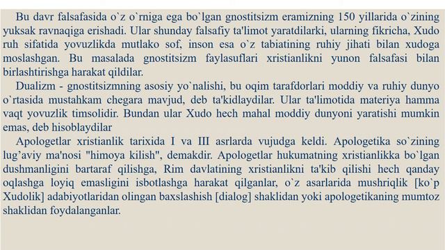 Falsafiy Tafakkur Taraqqiyot Bosqichlari G’arb Falsafasi