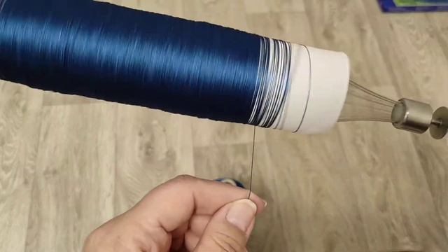 Как намотать нитки с большой бобины. смотреть онлайн