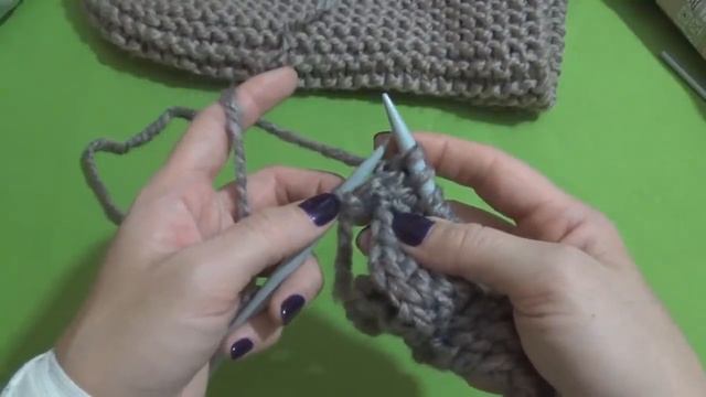 Шапка Бини платочной вязкой смотреть онлайн