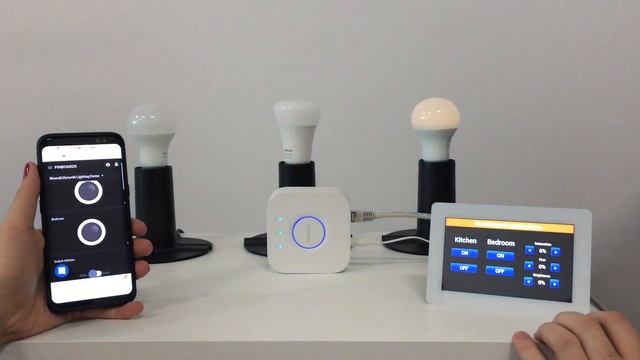 Philips Hue Intelligent lighting control panel demo in Python смотреть онлайн