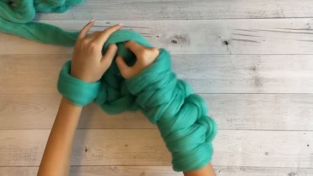 Как вязать плед из толстой пряжи смотреть онлайн