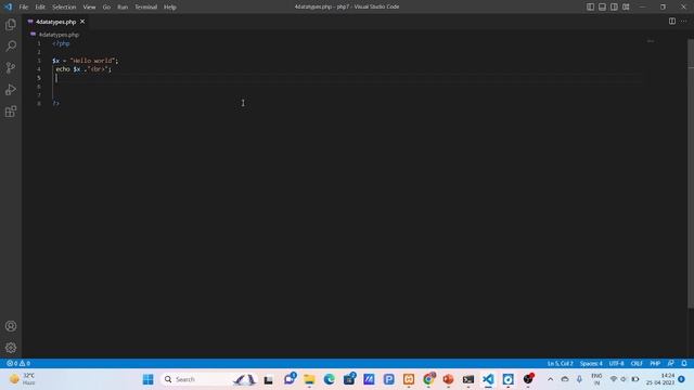 PHP Data Types Video in Hindi смотреть онлайн