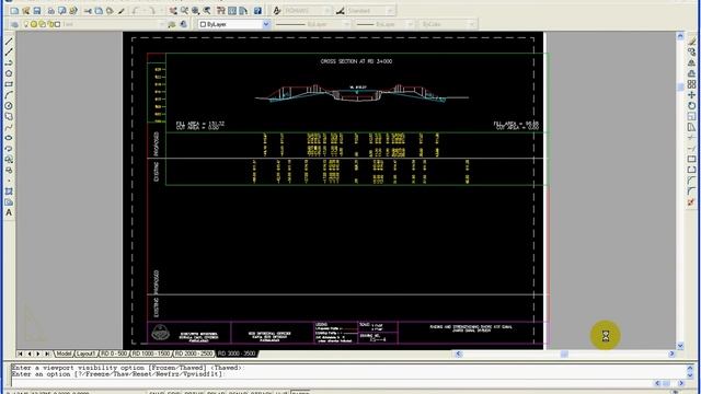 Canal x-sections Generator VBA Program. смотреть онлайн