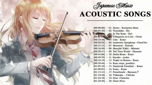 【1 Hour】Best Acoustic Japanese Songs 2022 - Make You Relax And For Sleep #19