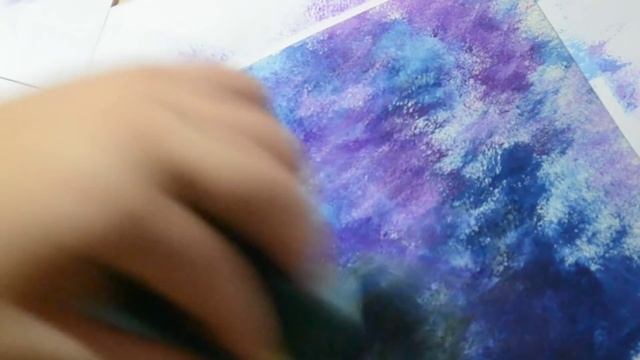 DIY:Рисуем Космос с помощью губки!!! смотреть онлайн