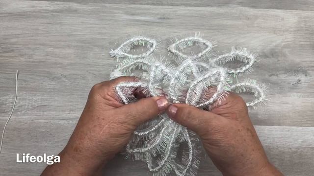 DIY ?Белоснежное Праздничное Панно в Подарок Своими Руками?/Holiday Panel As A Gift?