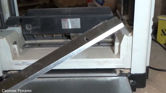 Замена и установка строгальных ножей на рейсмусе JET-12. Как правильно выставить ножи.