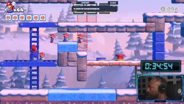 Mario On Ice!!!![Mario Vs. Donkey Kong #4] смотреть онлайн